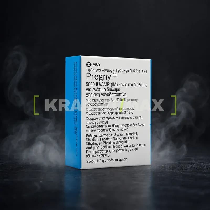 Pregnyl 5000IU/amp 1 Ampoule van MSD – KrachtMax