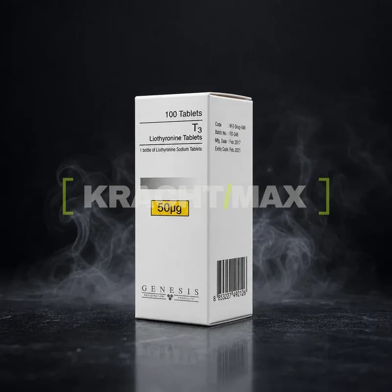 T3 50mcg/tab 100 Tablets van Genesis – KrachtMax