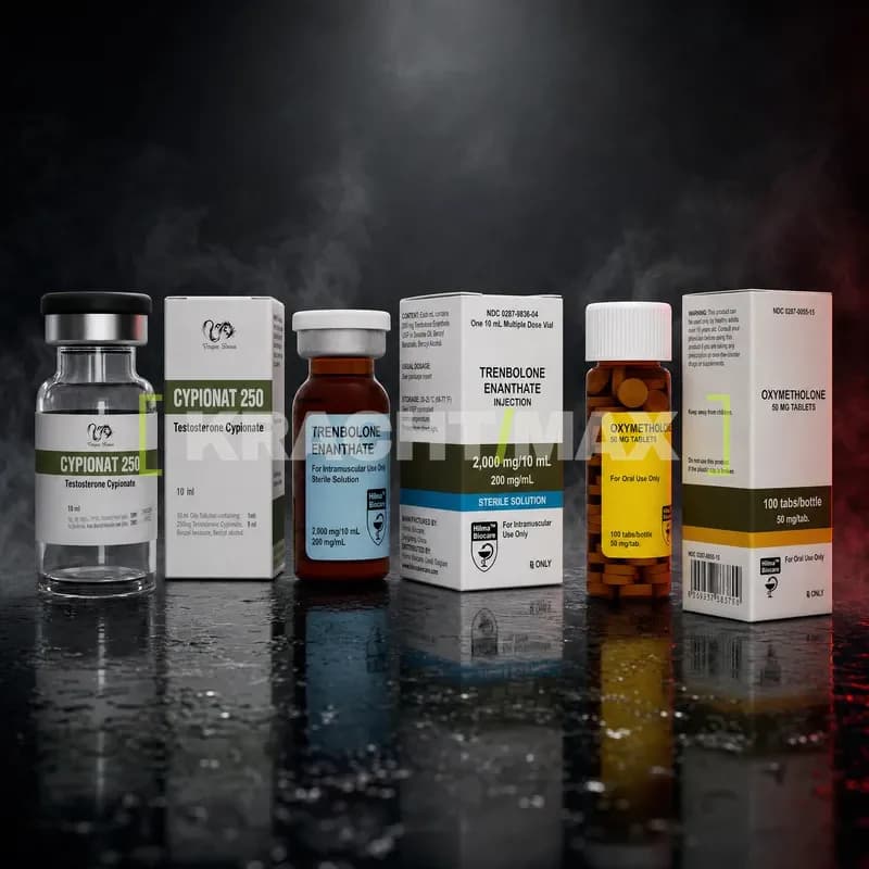 Strength Protocol Stack – Testosteron Cypionat, Trenbolon Enantat und Oxymetholon Bundle